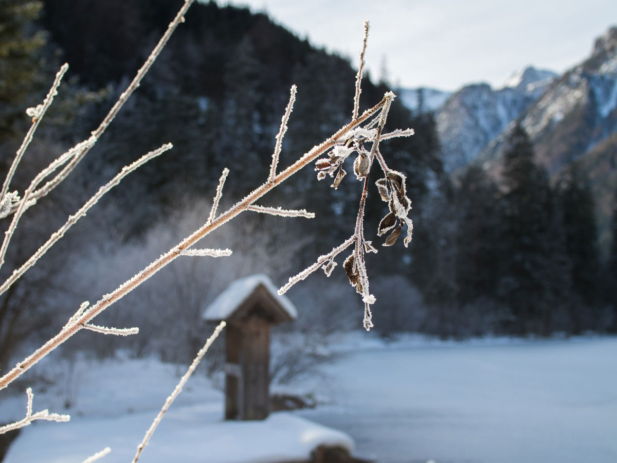 Schiederweiher Hinterstoder Oberösterreich Winter