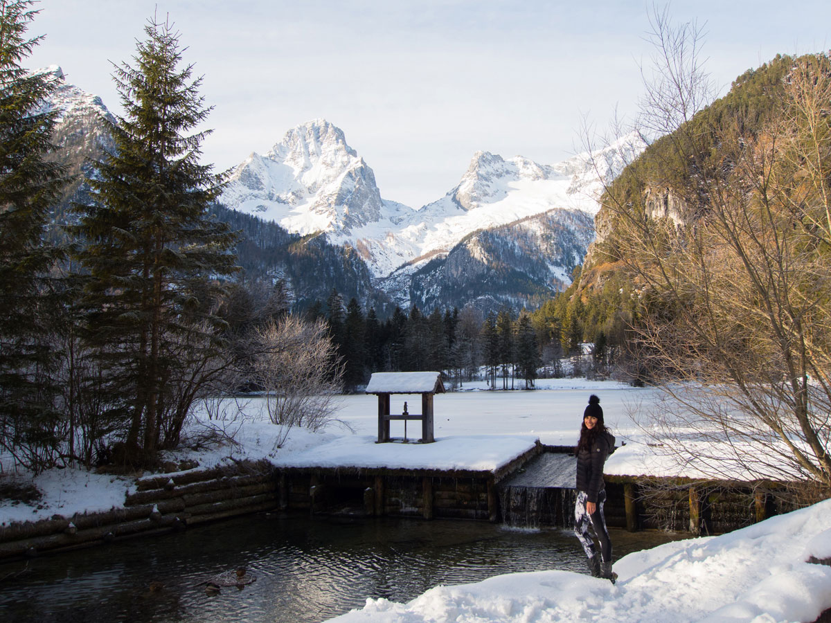 Schiederweiher Hinterstoder Oberösterreich Winter