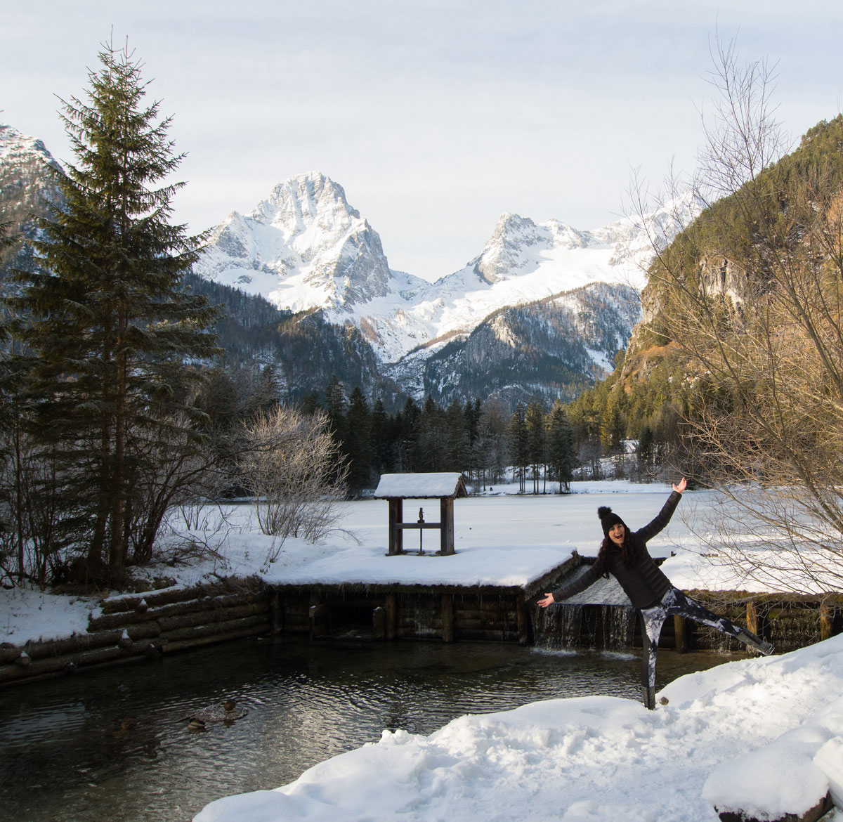 Schiederweiher Hinterstoder Oberösterreich Winter