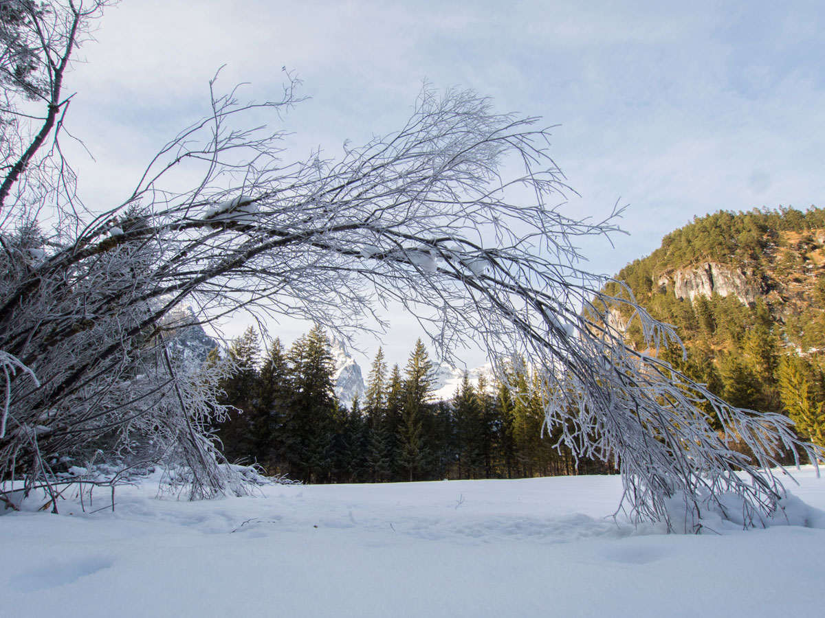 Schiederweiher Hinterstoder Oberösterreich Winter