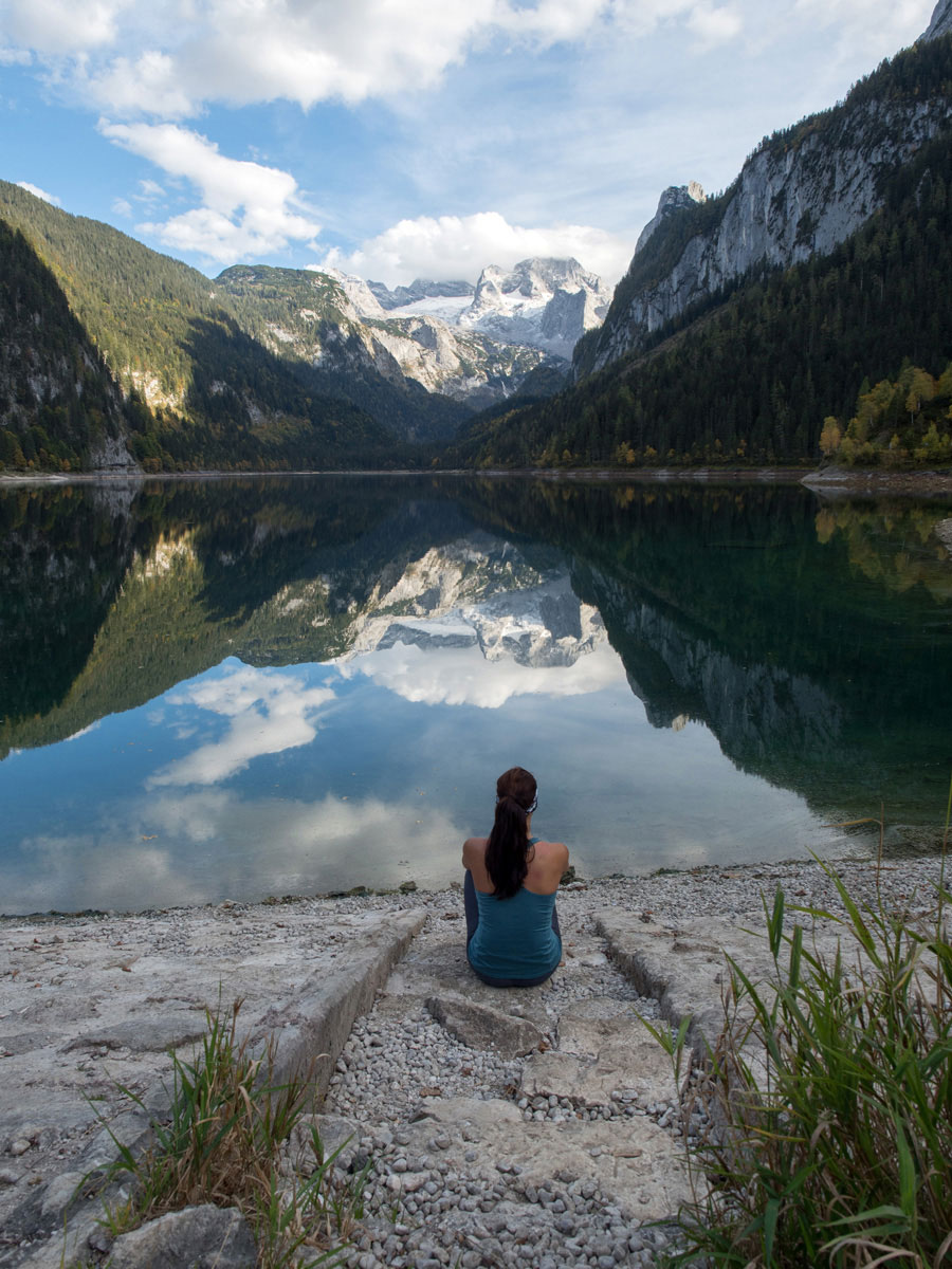 Gosausee in Oberösterreich im Herbst