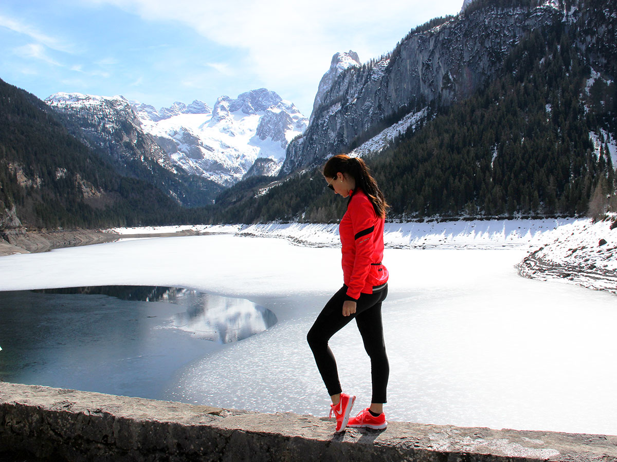 Gosausee Oberoesterreich Winter