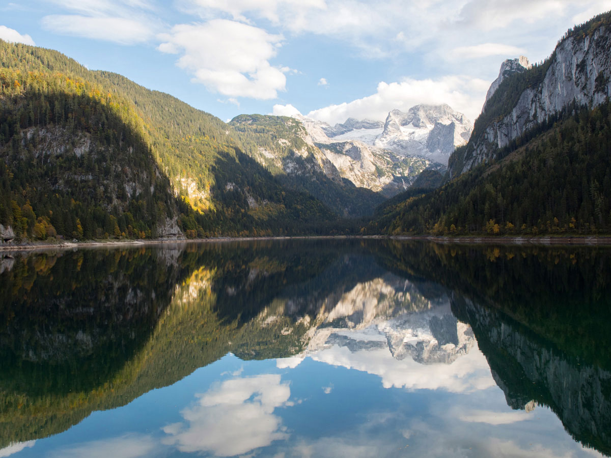 Der Gosausee im Herbst