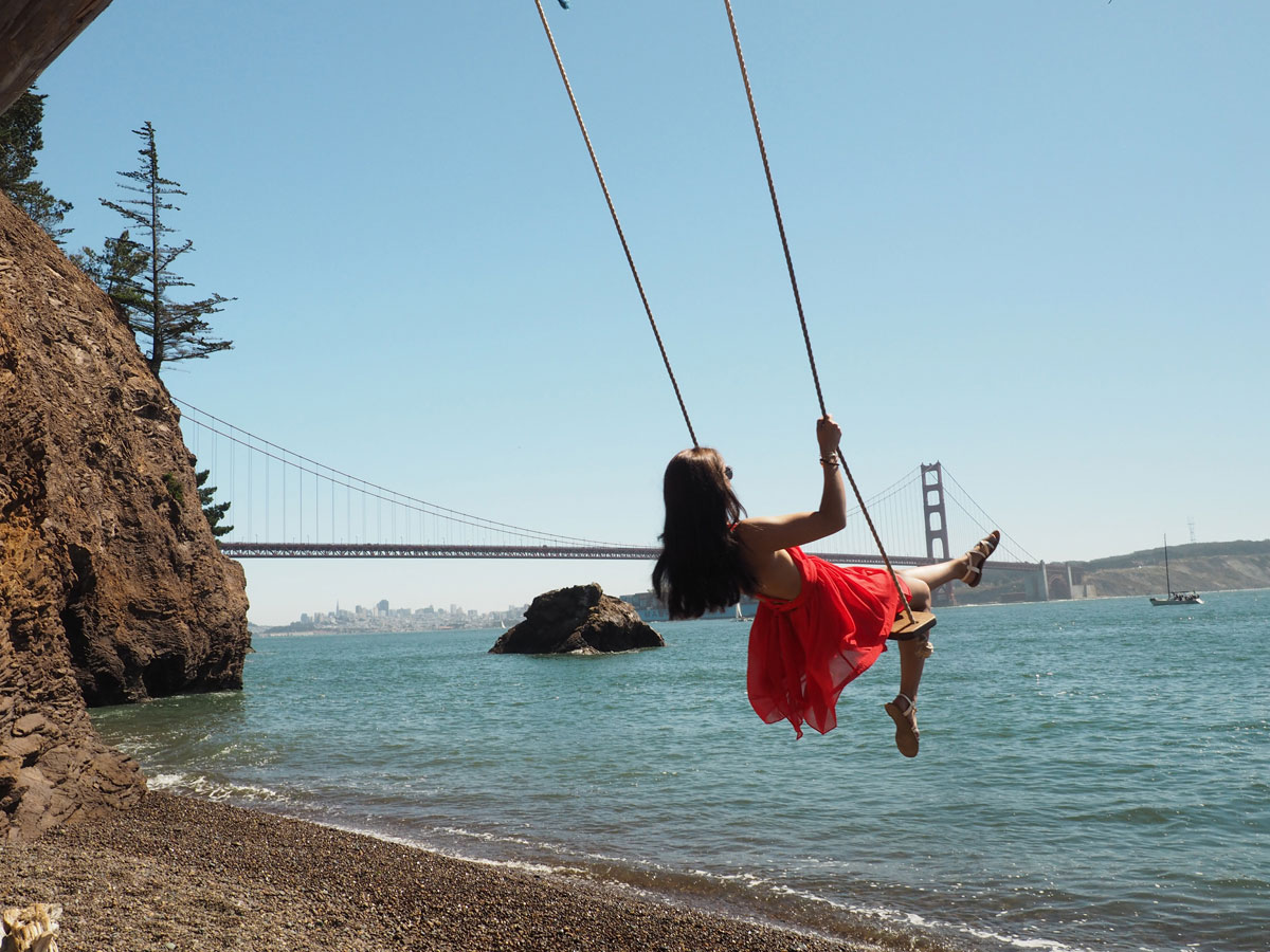 Kirby Cove San Francisco Schaukel Kirby Cove San Francisco Schaukel