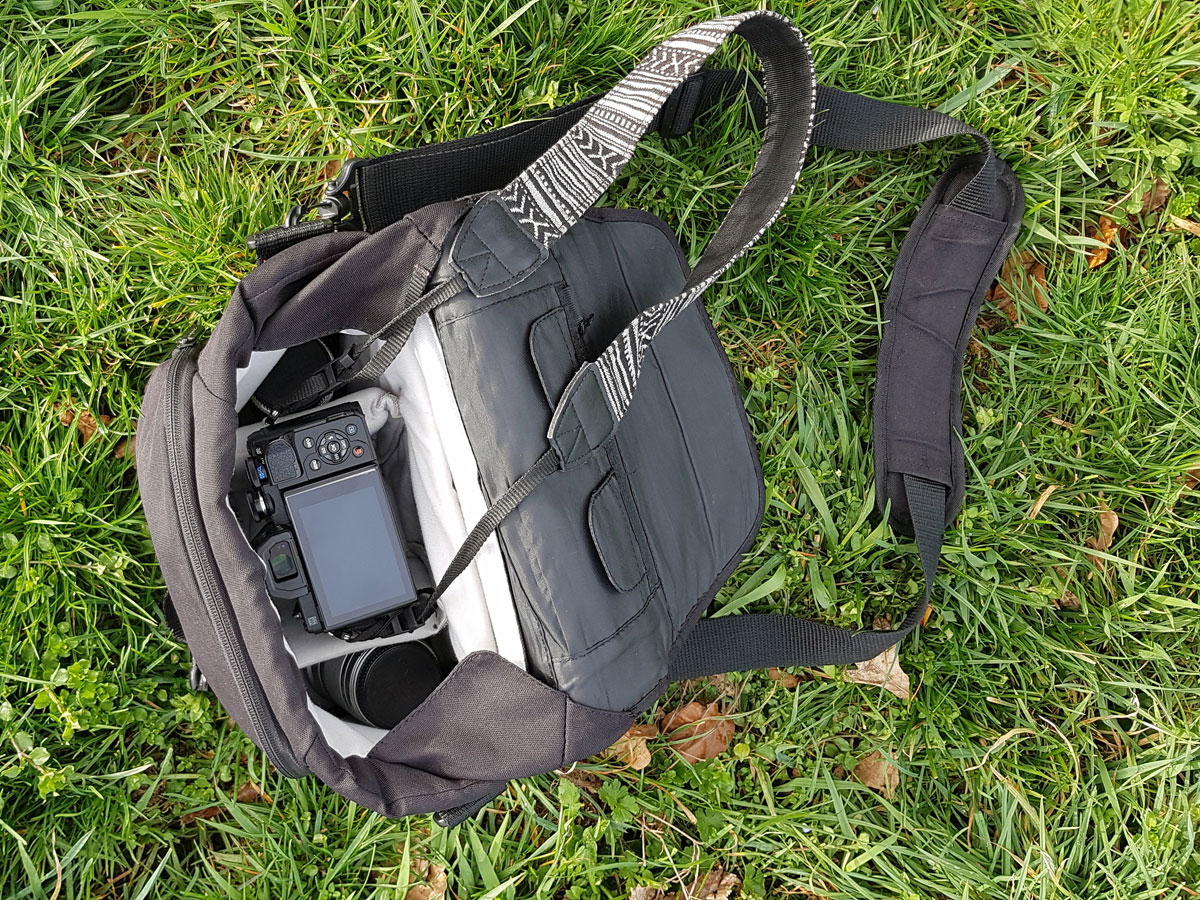 Camera bag for traveling