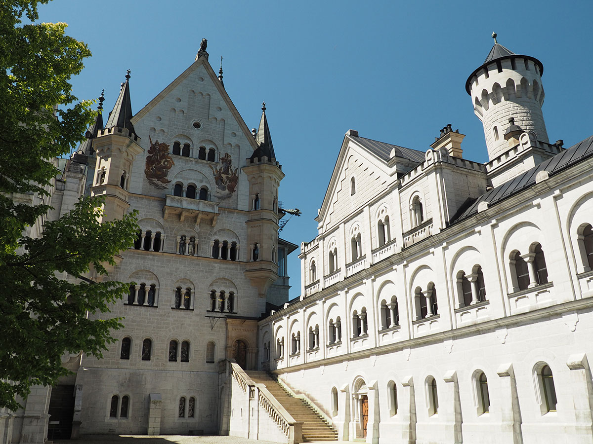 Schloss Neuschwanstein Innenhof