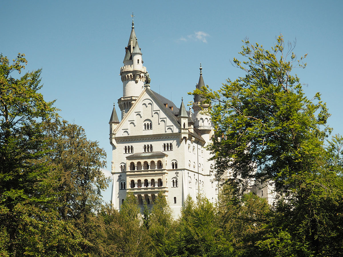 Schloss Neuschwanstein von außen