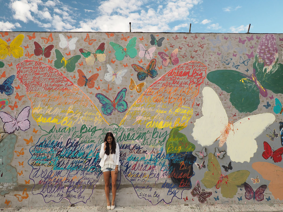 dreambig butterfly wall losangeles - Praktikum in Amerika - Von der Planung bis zum Abenteuer