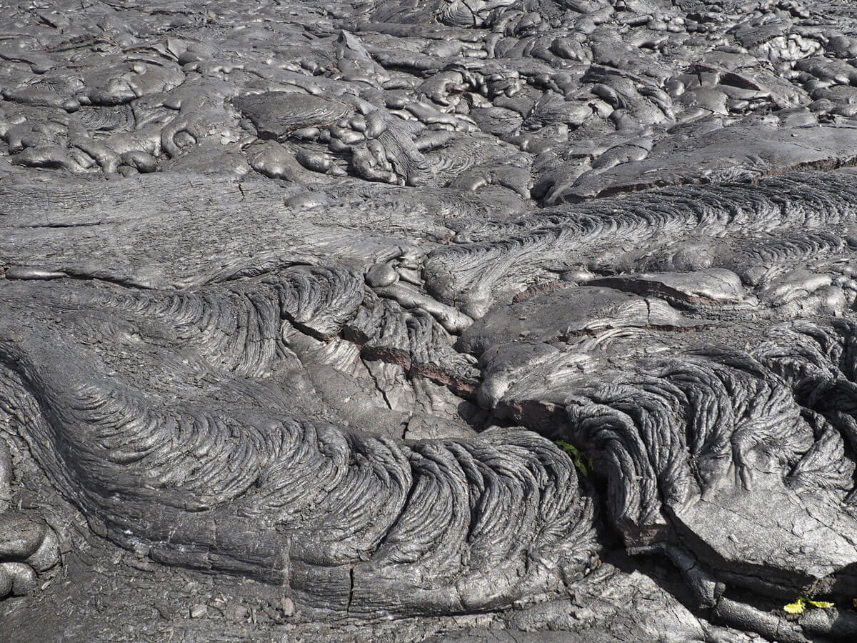 big island verhärtete lava im volcanoes national park