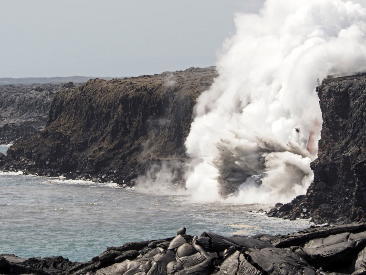 big island hawaii kilauea lava