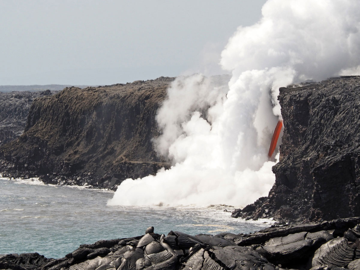 big island hawaii kilauea lavastrom