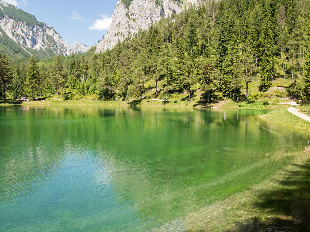 Ausflug Grüner See Österreich Steiermark Tragöß