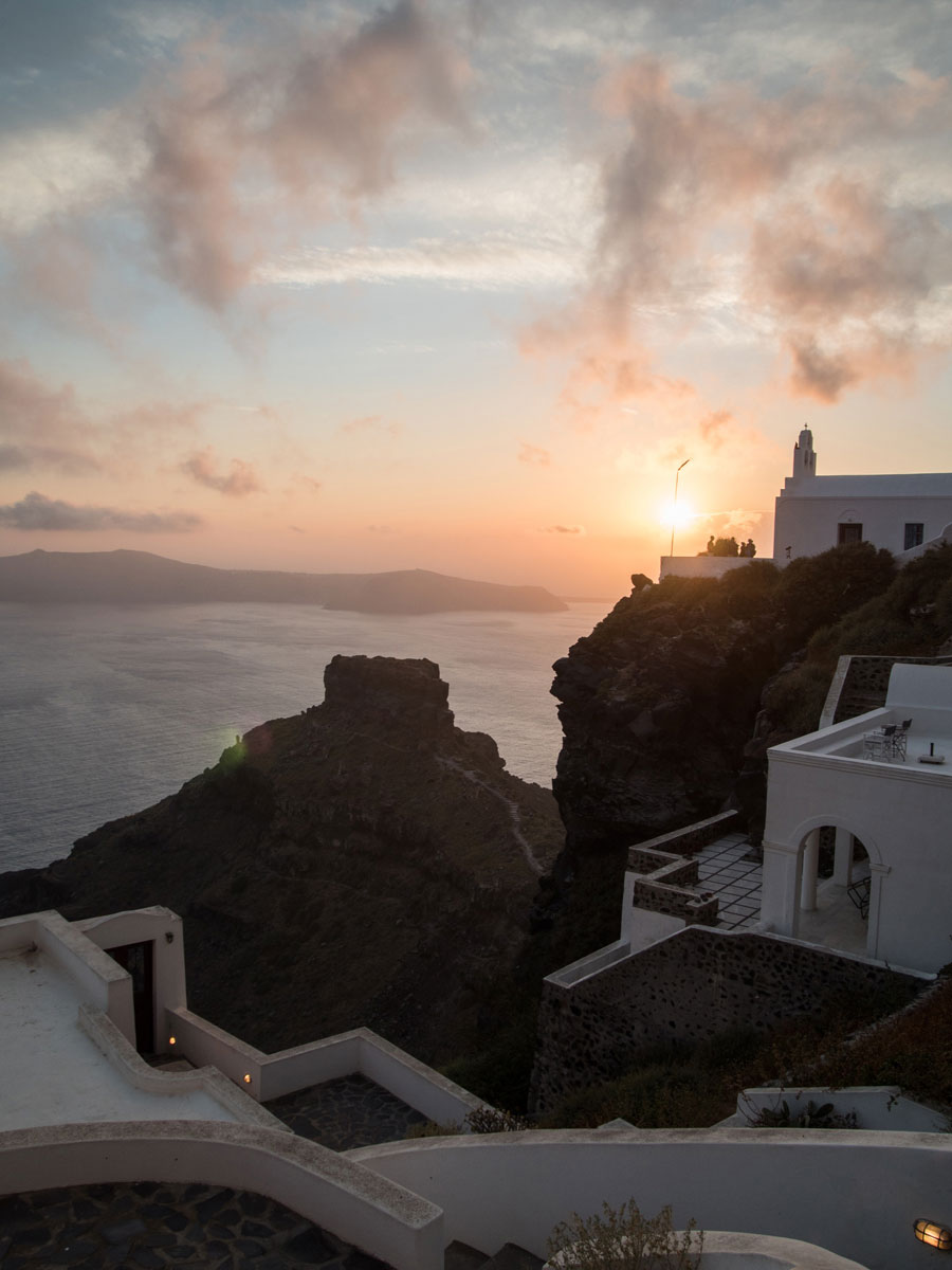 sonnenuntergang sunset santorin imerovigli 1 - Meine 5 Lieblings Fotospots auf Reisen - Blogparade