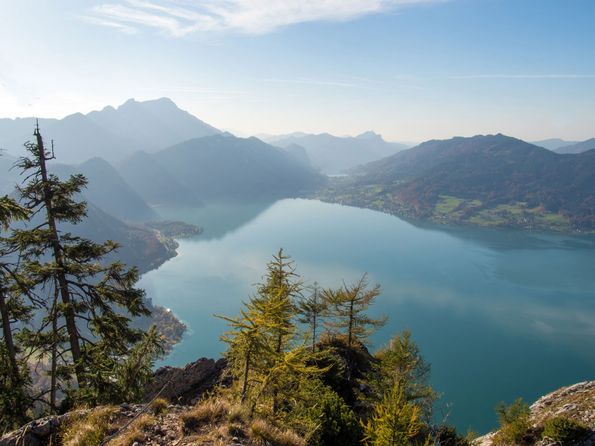 Mahdlgupf Klettersteig Attersee Oberösterreich