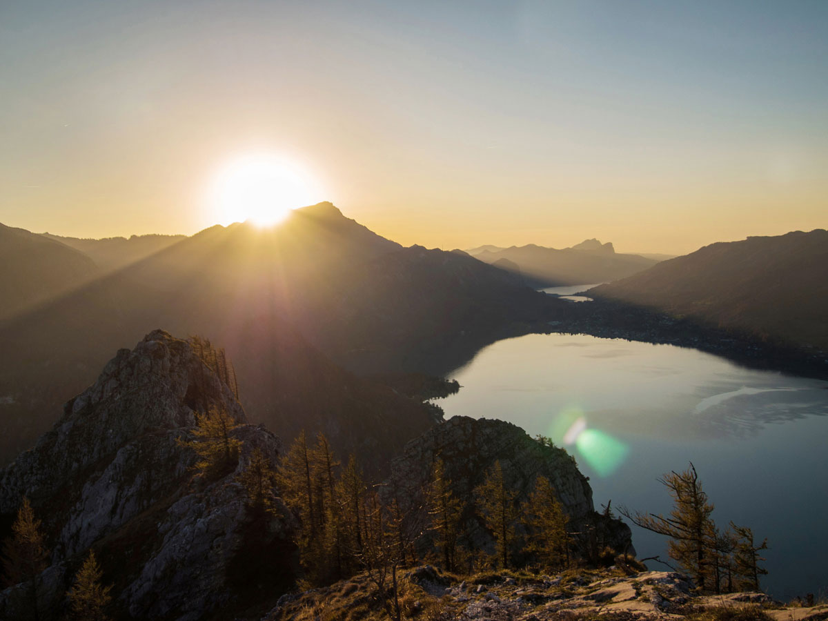 Mahdlgupf Klettersteig Attersee Oberösterreich