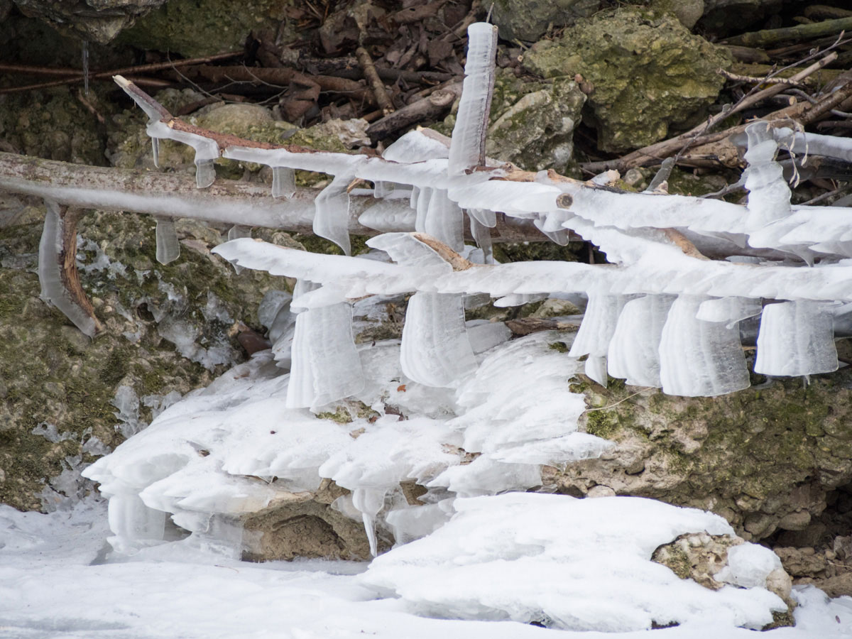 fallerbucht wasserfall 7 - Der Fallerbucht Wasserfall in Oberösterreich im Winter - eine bizarre Eiswelt