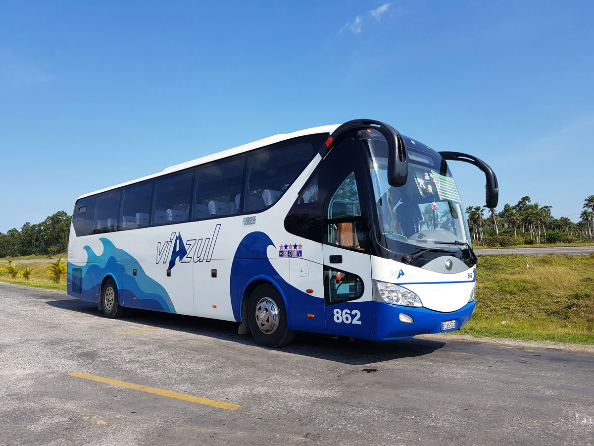 Bus fahren in Kuba