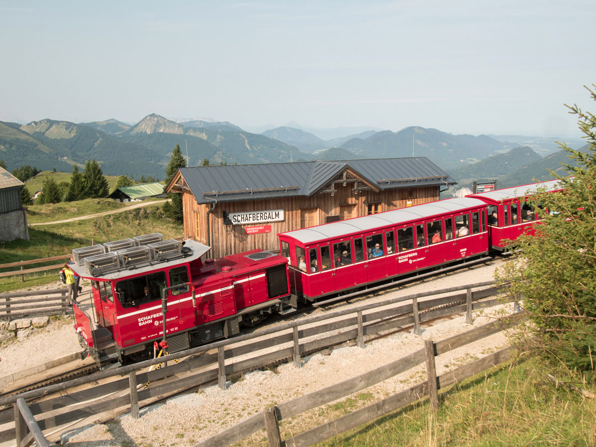 schafberg wandern 24 - Ausflug auf den Schafberg im Salzkammergut mit der Schafbergbahn