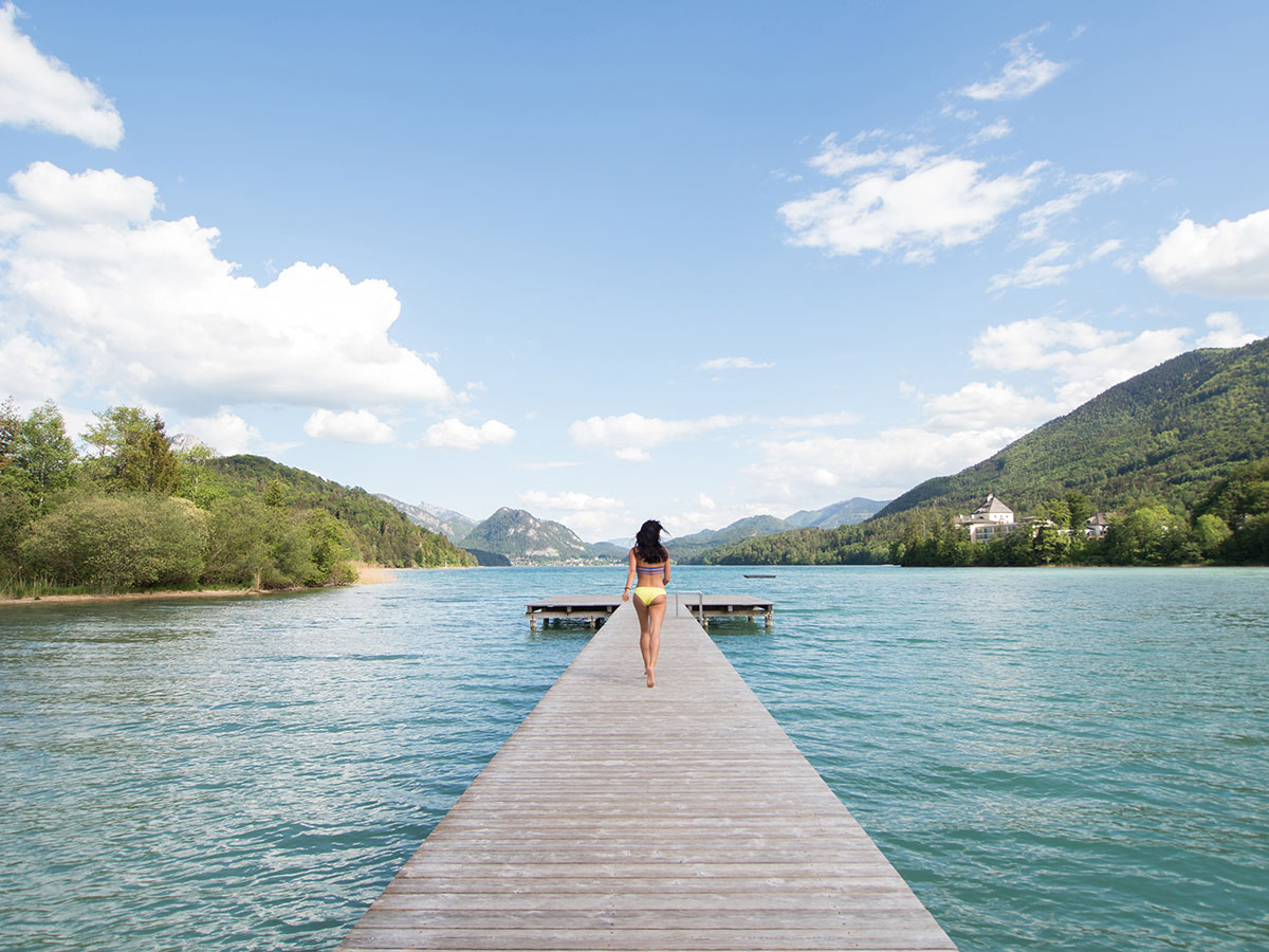 Naturbadestrand Fuschlsee