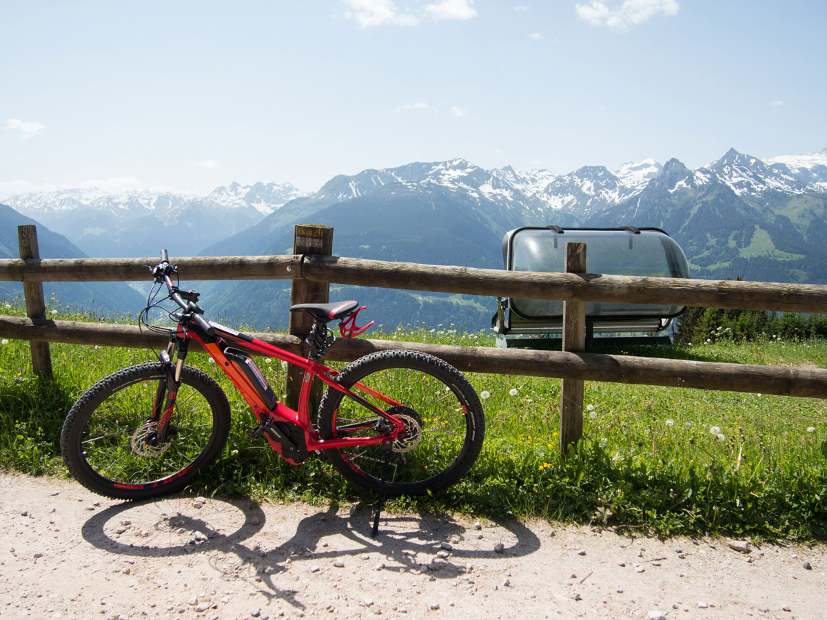 Mountainbiken Fritzensee Montafon in Vorarlberg