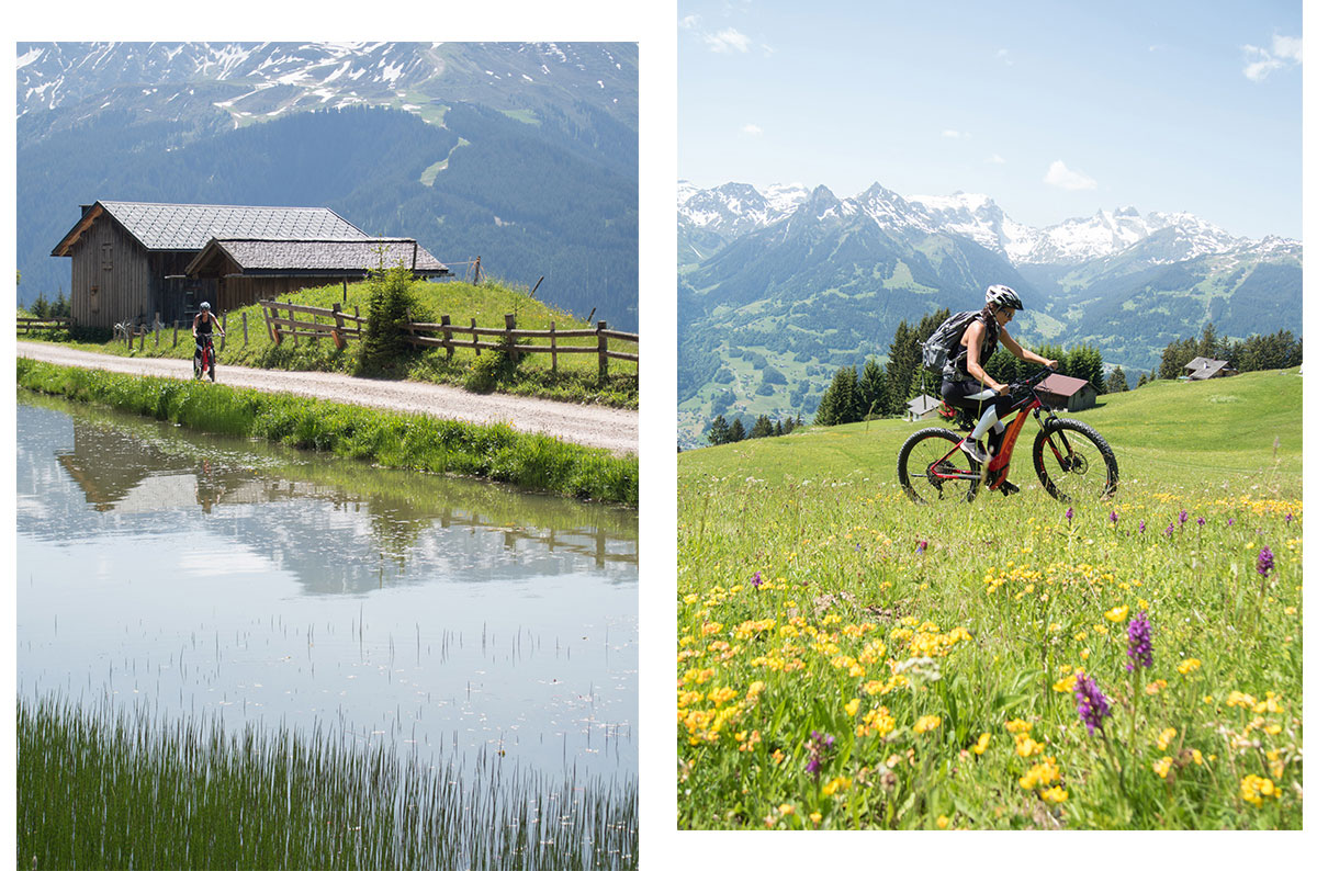 Mountainbiken in Montafon in Vorarlberg