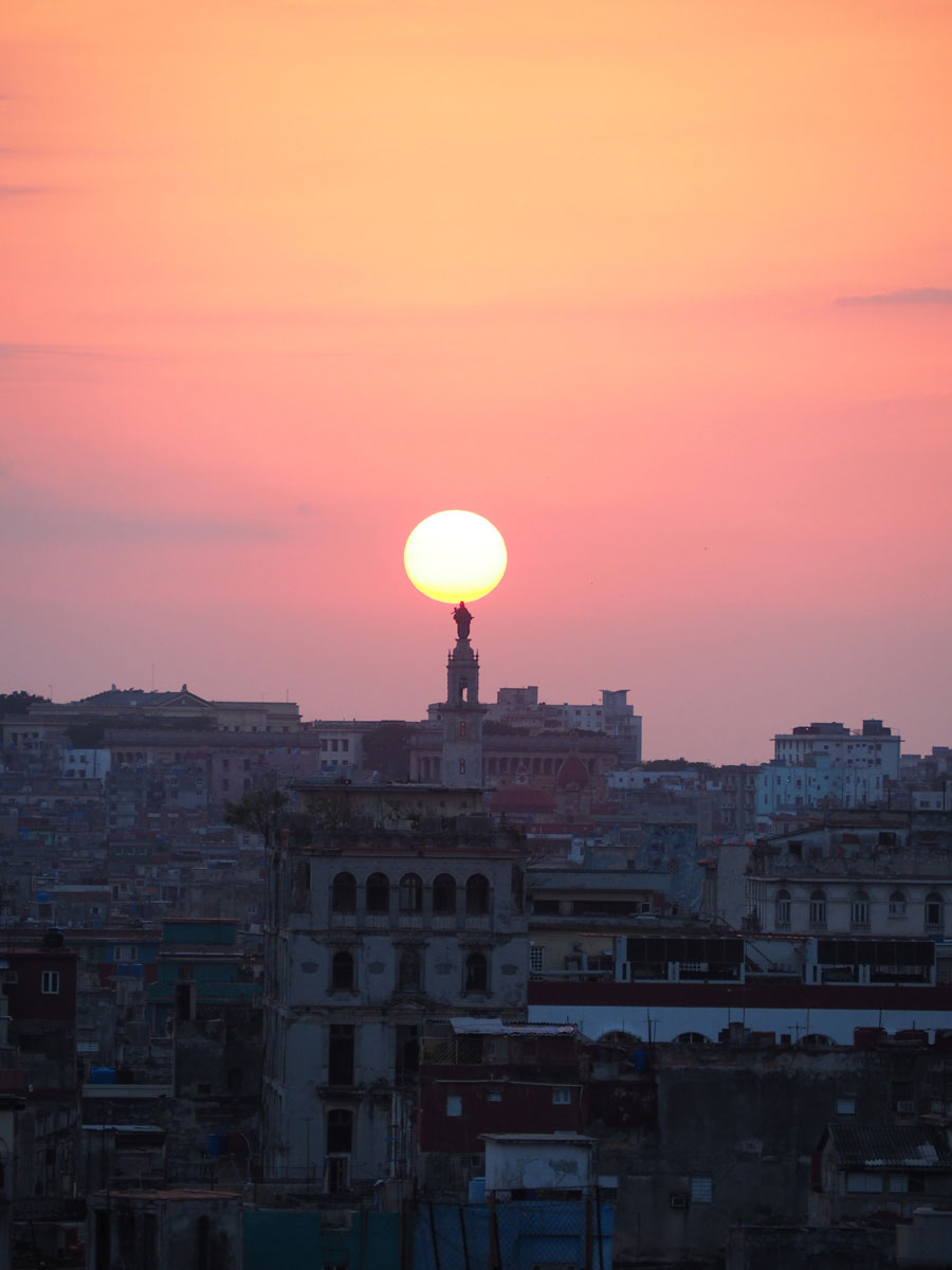 Havanna Kuba Sonnenuntergang