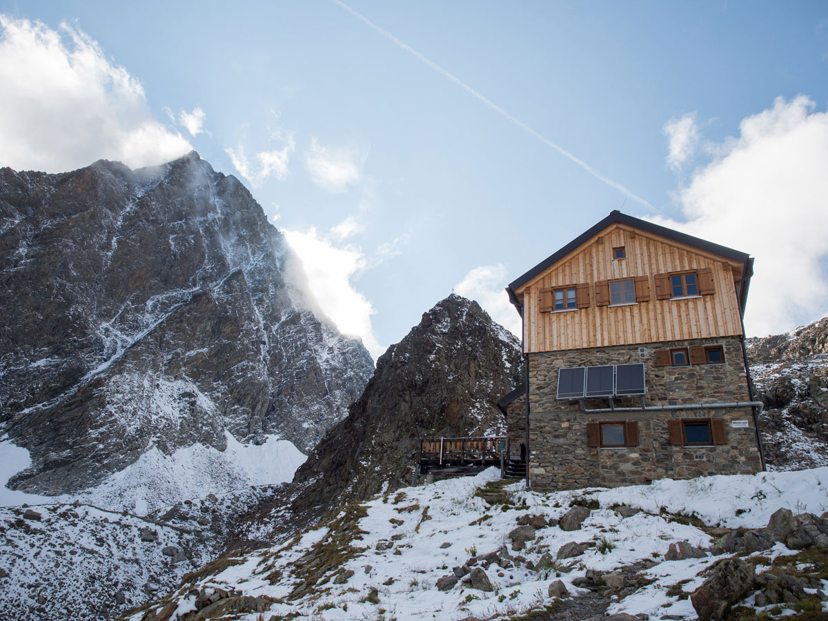 Kaunergrathütte Cottbusser Höhenweg Pitztal