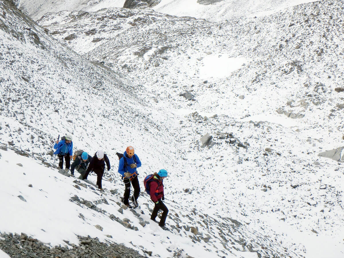 02pitztal verpeilspitze 1 - Hochalpine Tour von der Kaunergrathütte auf die Verpeilspitze