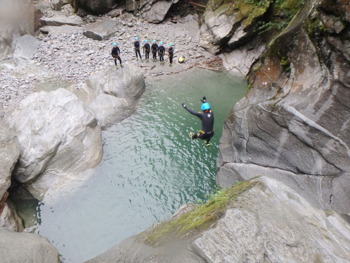 Canyoning im Zillertal in Tirol