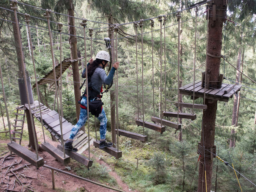 outdoorcenter hochseilgarten zillertal 2 - Highlights im Zillertal - auch bei Schlechtwetter