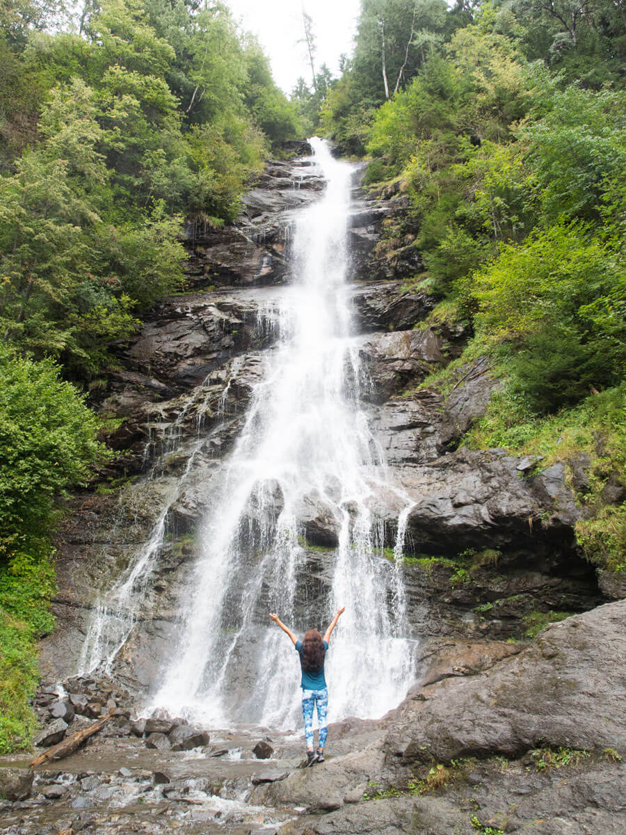 Schleierwasserfall Hart Zillertal Tirol