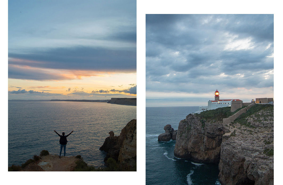 algarve sunset - Portugal Rundreise mit dem Auto - Von Burgen über Klippen - Unsere Reiseroute