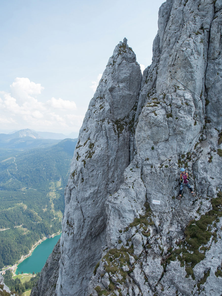 Klettersteig Donnerkogel Abschnitt Donnermandl
