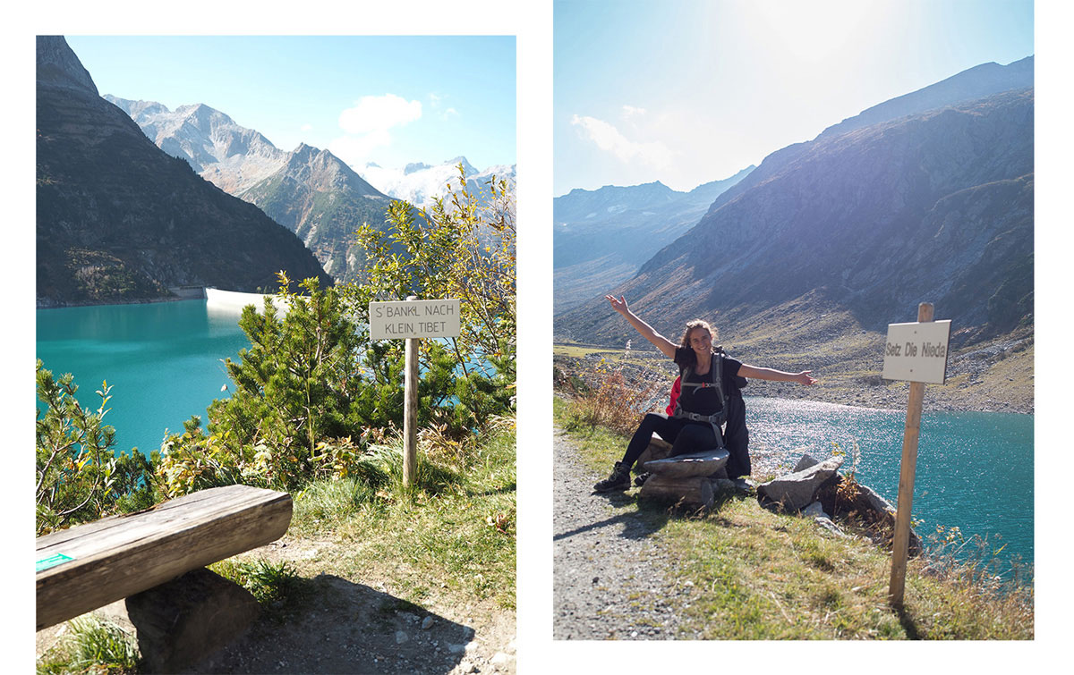 Weg zur Hohenaualm Klein Tibet im Zillertal in Tirol