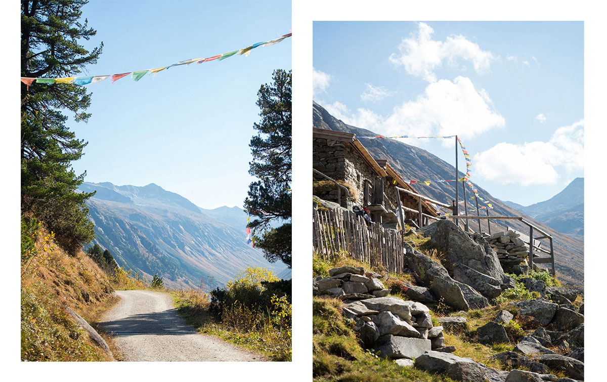 Weg zur Hohenaualm Klein Tibet im Zillertal in Tirol