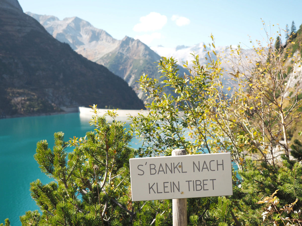 Zillergrund Stausee Zillertal Tirol Klein Tibet Bankerl