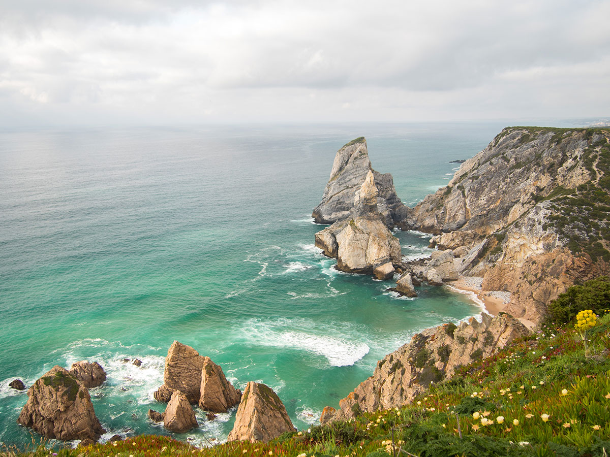 praia de ursa - Portugal Rundreise mit dem Auto - Von Burgen über Klippen - Unsere Reiseroute