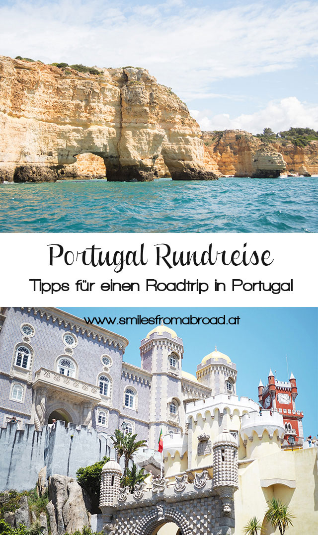 roadtrip portugal pinterest3 - Portugal Rundreise mit dem Auto - Von Burgen über Klippen - Unsere Reiseroute