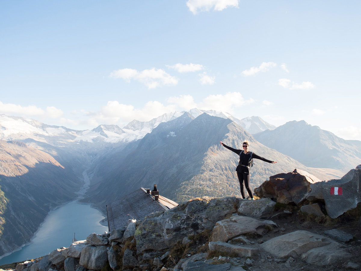 Wandern zur Olpererhütte im Zillertal