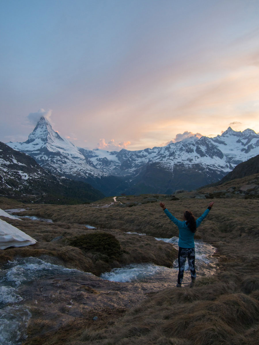5seenwanderung zermatt schweiz 12 - 5 Seen Wanderung Zermatt - Stellisee, Grindjisee, Grünsee, Moosjiesee, Leisee