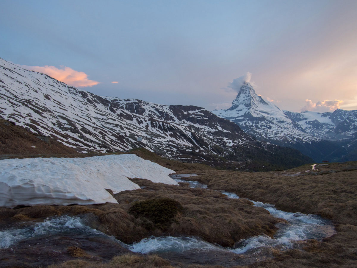 matterhorn zermatt schweiz 3 - 5 Seen Wanderung Zermatt - Stellisee, Grindjisee, Grünsee, Moosjiesee, Leisee