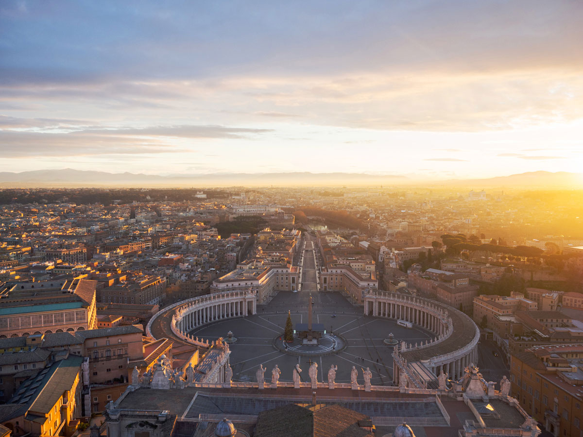 rom sonnenaufgang petersdom 3 - Meine 8 schönsten Sonnenaufgänge - Blogparade