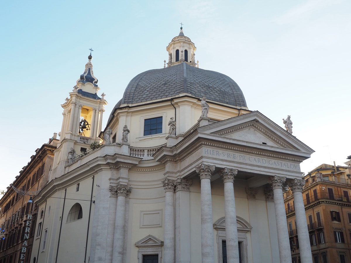 sehenswertes rom piazzadelpopolo spaziergang 1 - Spaziergang durch Rom - Zu Fuß in Rom unterwegs - Sehenswertes und Reisetipps