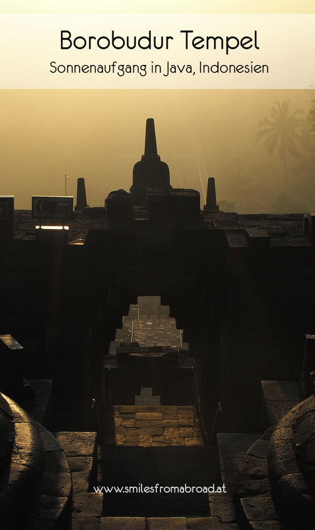 borobudur sonnenaufgang pinterest2 - Borobodur Tempel in Java (Indonesien) zu Sonnenaufgang