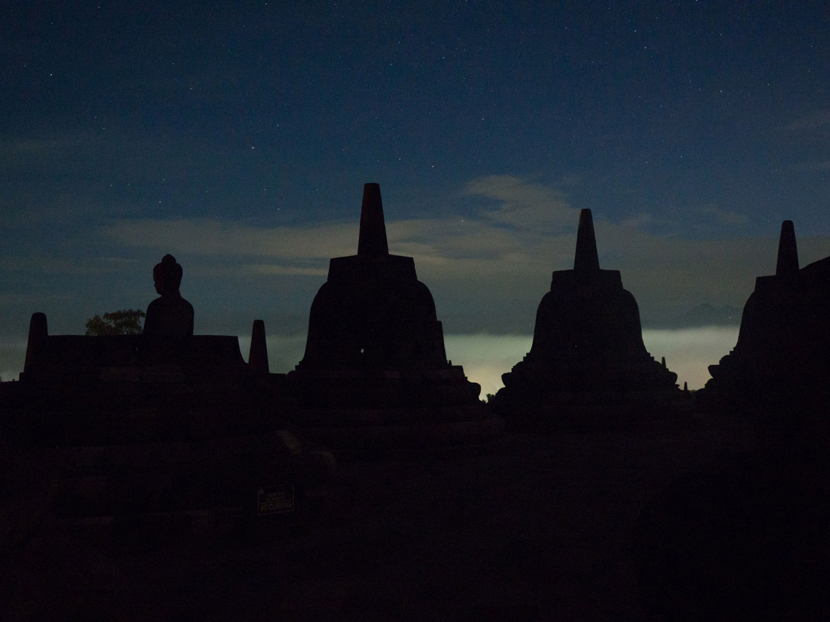 Borobudur Tempel Sonnenaufgang