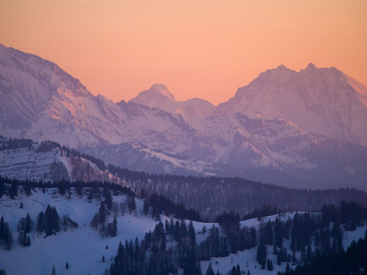Wanderung zu Sonnenuntergang Faistenauer Schafberg