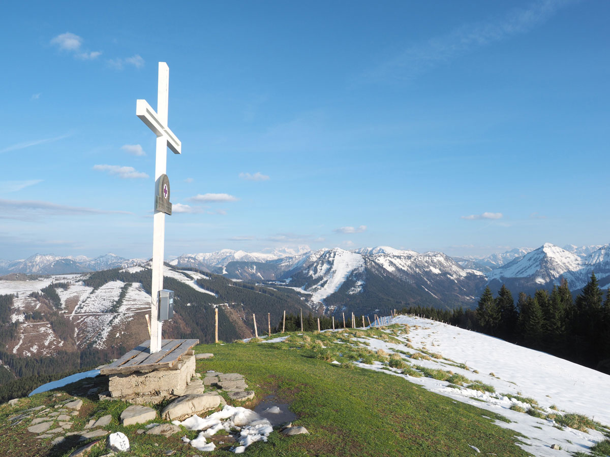 Gipfel der Loibersbacher Höhe