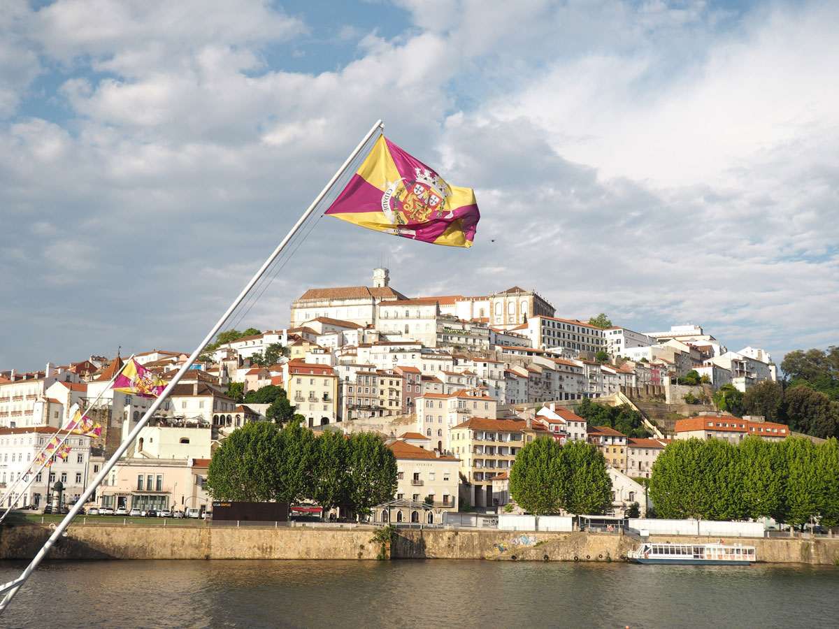 Stadt Coimbra Portugal Fluss