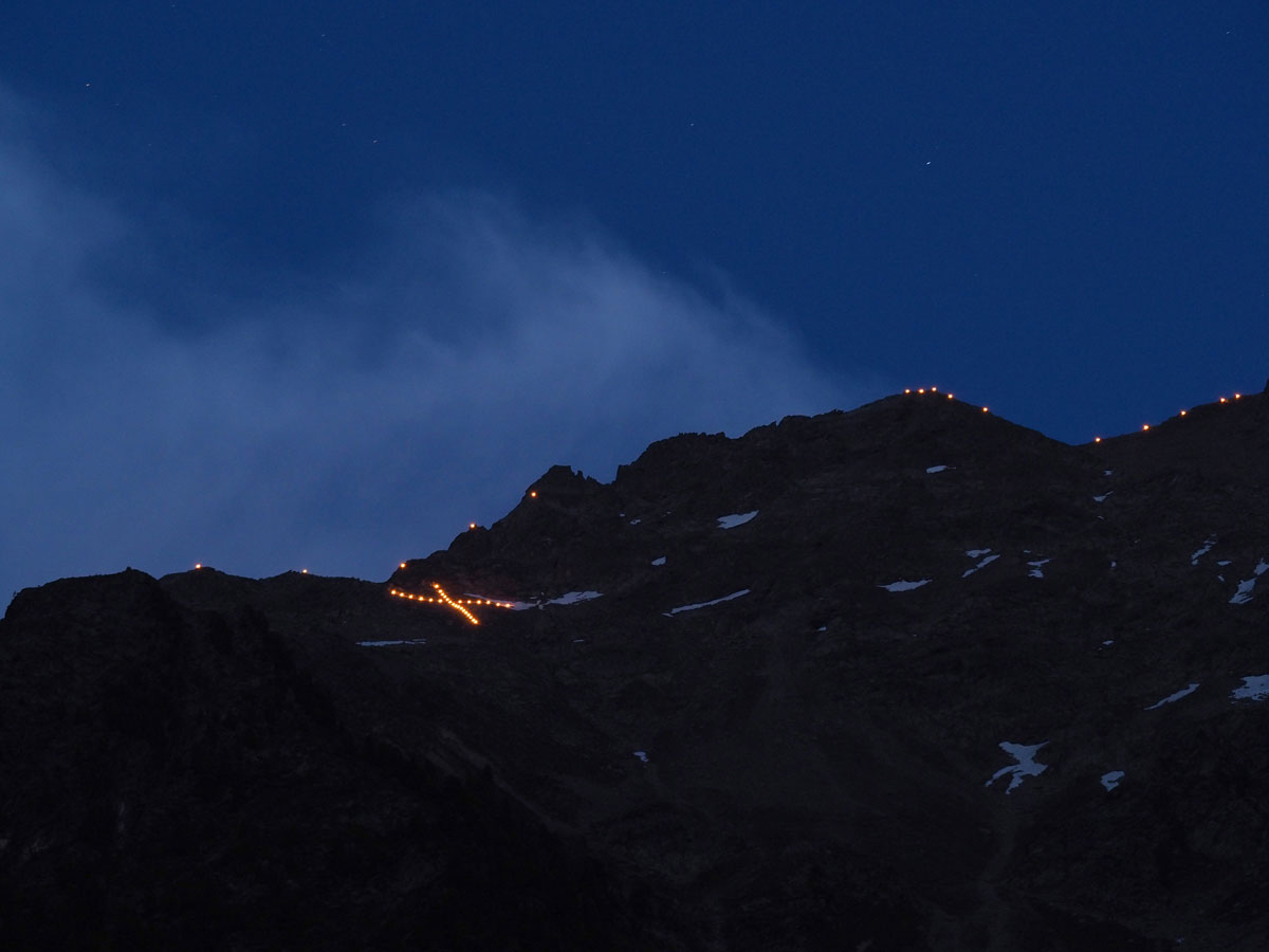 Herz-Jesu-Feuer Ötztal Tirol