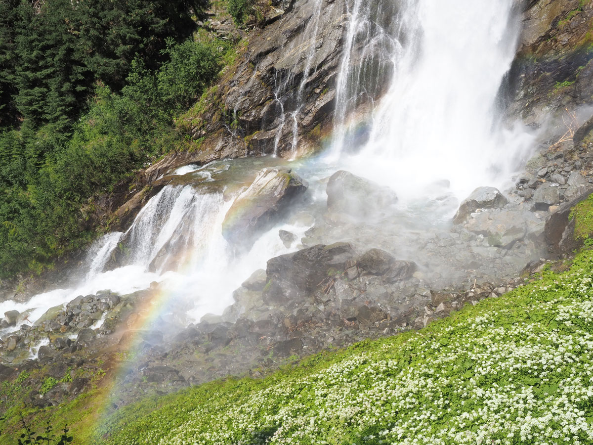 Regenbogen am Stuibenfall